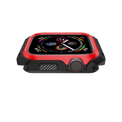 Smart Watch Shockproof Two Color Protective Case for Apple Watch Series 3 38mm(Black Red) - Watch Cases by buy2fix | Online Shopping UK | buy2fix