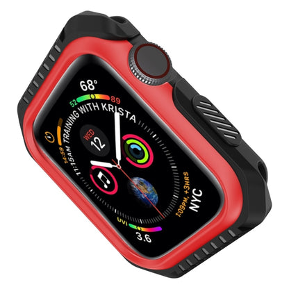 Smart Watch Shockproof Two Color Protective Case for Apple Watch Series 3 42mm(Black Red) - Watch Cases by buy2fix | Online Shopping UK | buy2fix