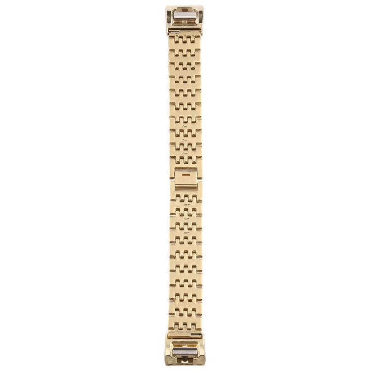 For Fitbit Charge 2 Diamond-studded Stainless Steel  Watch Band(Gold) - Watch Bands by buy2fix | Online Shopping UK | buy2fix