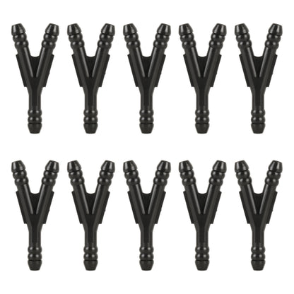 10pcs/Bag Car Y Type Wiper Spray Nozzle Water Pipe Connection Tube - Others by buy2fix | Online Shopping UK | buy2fix