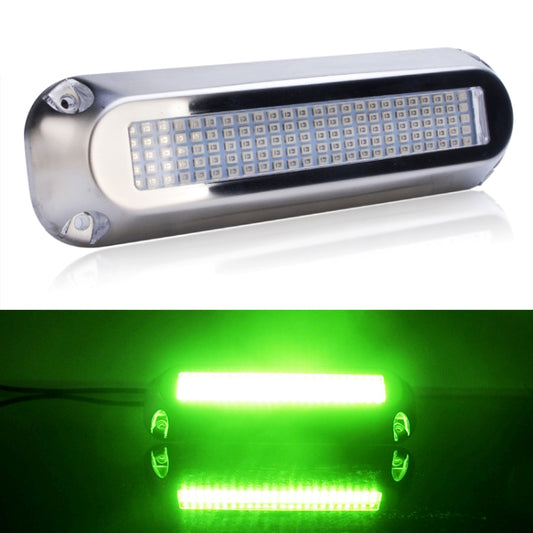 Ship / Yacht 10-30V 120LEDs Waterproof Stainless Steel Underwater Light (Green Light) - Marine Accessories & Parts by buy2fix | Online Shopping UK | buy2fix