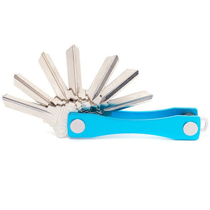 Portable Metal Key Storage Clip(Blue) - Retaining Clips by buy2fix | Online Shopping UK | buy2fix