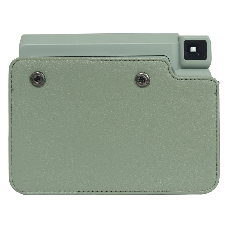 For FUJIFILM Instax WIDE 400 Full Body Leather Case Bag with Strap (Green) - Leather Bag by buy2fix | Online Shopping UK | buy2fix