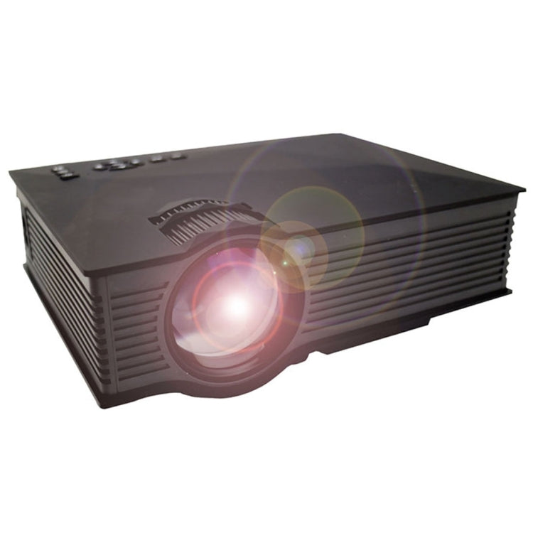 UC68 1200 Lumens HD 800 x 480 Digital LED Projector with Remote Control, Support USB / SD / VGA / HDMI(Black) - LED Projector by buy2fix | Online Shopping UK | buy2fix