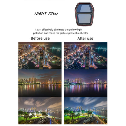 For DJI Air 3S STARTRC NIGHT Light Pollution Reduction Lens Filter - Lens Filter by STARTRC | Online Shopping UK | buy2fix