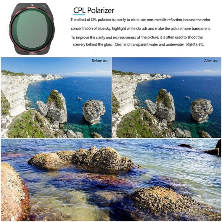 For DJI Air 3S STARTRC CPL Lens Filter - Lens Filter by STARTRC | Online Shopping UK | buy2fix