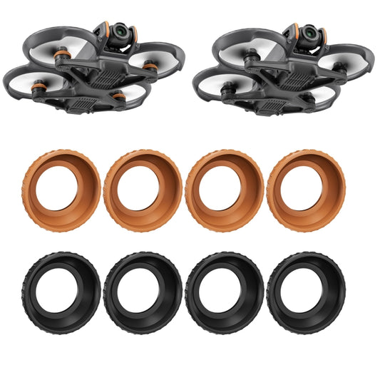 Fr DJI Avata 2 STARTRC Motor Protective Cover (Black+Orange) - Other by STARTRC | Online Shopping UK | buy2fix