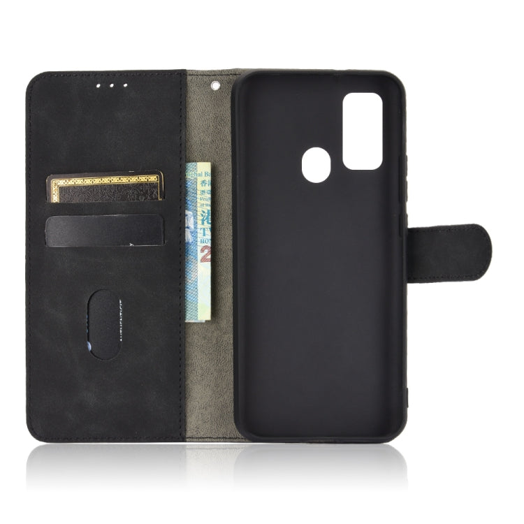 For DOOGEE N30 Solid Color Skin Feel Magnetic Buckle Horizontal Flip Calf Texture PU Leather Case with Holder & Card Slots & Wallet(Black) - More Brand by buy2fix | Online Shopping UK | buy2fix