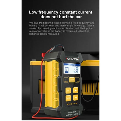 KONNWEI KW510 3 in 1 Car Battery Tester / Charger / Repairer, Support 8 Languages (EU Plug) - Code Readers & Scan Tools by buy2fix | Online Shopping UK | buy2fix