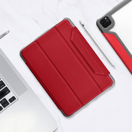 Mutural Yagao Series PC Horizontal Flip Leather Case with Holder & Pen Slot For iPad Air 2022 / 2020 10.9(Red) - iPad Air (2022) / (2020) 10.9 Cases by Mutural | Online Shopping UK | buy2fix