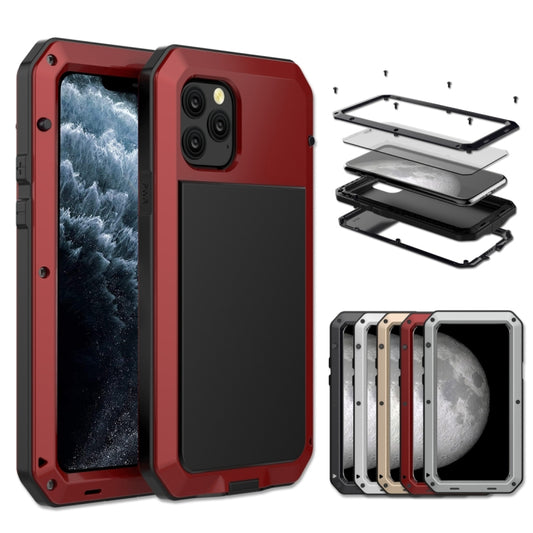 For iPhone 11 Pro Metal Armor Triple Proofing  Protective Case(Red) - iPhone 11 Pro Cases by buy2fix | Online Shopping UK | buy2fix