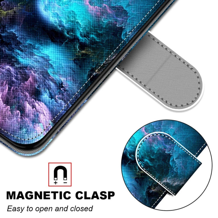 For OPPO A9 (2020) / A5 (2020) / A11X / A11 Coloured Drawing Cross Texture Horizontal Flip PU Leather Case with Holder & Card Slots & Wallet & Lanyard(Colorful Clouds) - OPPO Cases by buy2fix | Online Shopping UK | buy2fix