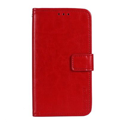 For Ulefone Armor 11 5G idewei Crazy Horse Texture Horizontal Flip Leather Case with Holder & Card Slots & Wallet(Red) - Ulefone Cases by idewei | Online Shopping UK | buy2fix