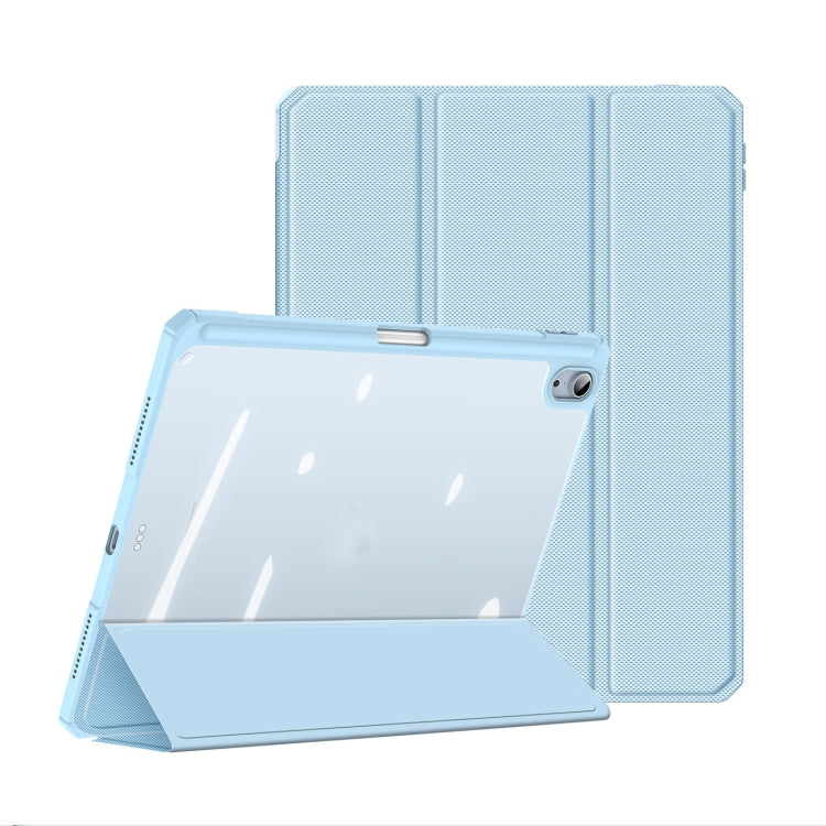 DUX DUCIS TOBY Series Shockproof PU Leather + PC + TPU Flip Smart Case For iPad Air 11 2024 / Air 2022 / 2020 10.9(Blue) - iPad Air (2022) / (2020) 10.9 Cases by DUX DUCIS | Online Shopping UK | buy2fix