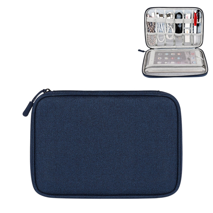 SM06 Slim Multifunctional Digital Accessory Storage Bag(Navy Blue) - Digital Storage Bag by buy2fix | Online Shopping UK | buy2fix