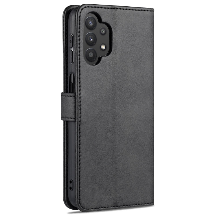 For Samsung Galaxy A32 5G AZNS Skin Feel Calf Texture Horizontal Flip Leather Case with Card Slots & Holder & Wallet(Black) - Galaxy Phone Cases by AZNS | Online Shopping UK | buy2fix