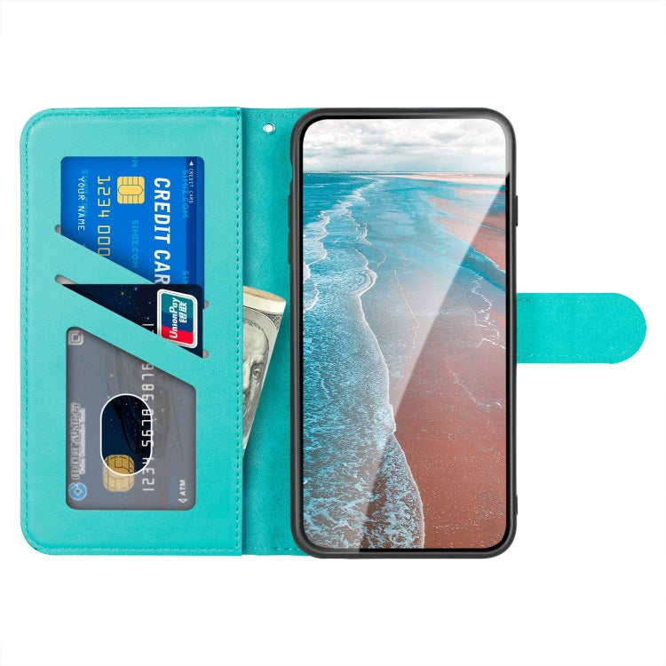 For Xiaomi Redmi Note 10 Pro Sika Deer Embossing Pattern Horizontal Flip PU Leather Case with Holder & Card Slot & Wallet & Photo Frame(Green) - Xiaomi Cases by buy2fix | Online Shopping UK | buy2fix