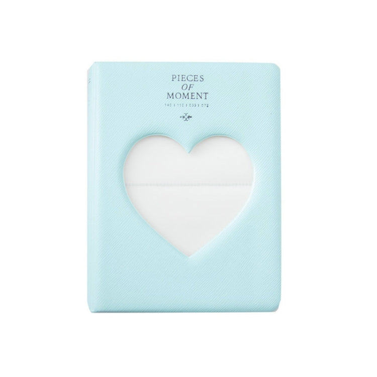 Hollow Heart 64 Pockets Photo Book Album Name Card Holder for Fujifilm Instax Mini 8 /7s /70 /25 /50s /90(Light Mint) - Photo Albums & Photo Frames by buy2fix | Online Shopping UK | buy2fix