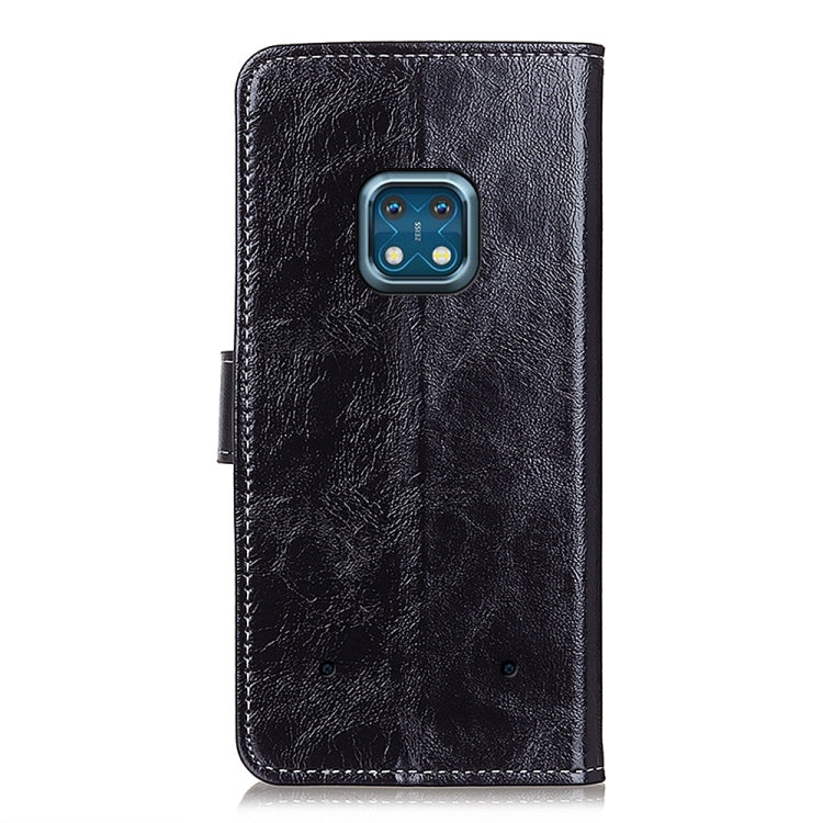 For Nokia XR20 5G Retro Crazy Horse Texture Horizontal Flip Leather Case with Holder & Card Slots & Photo Frame & Wallet(Black) - Nokia Cases by buy2fix | Online Shopping UK | buy2fix