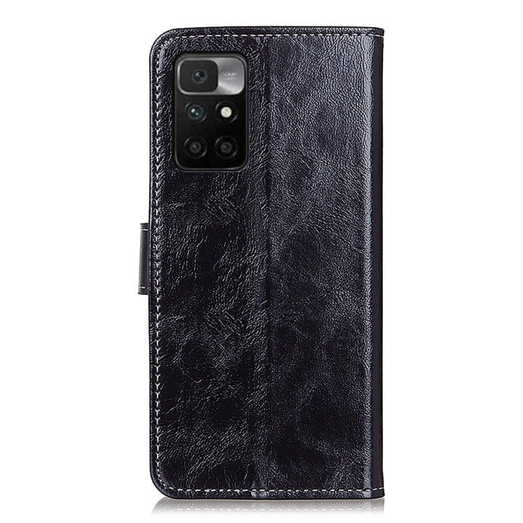 For Xiaomi Redmi 10 / Redmi Note 11 4G Retro Crazy Horse Texture Horizontal Flip Leather Case with Holder & Card Slots & Photo Frame & Wallet(Black) - Xiaomi Cases by buy2fix | Online Shopping UK | buy2fix