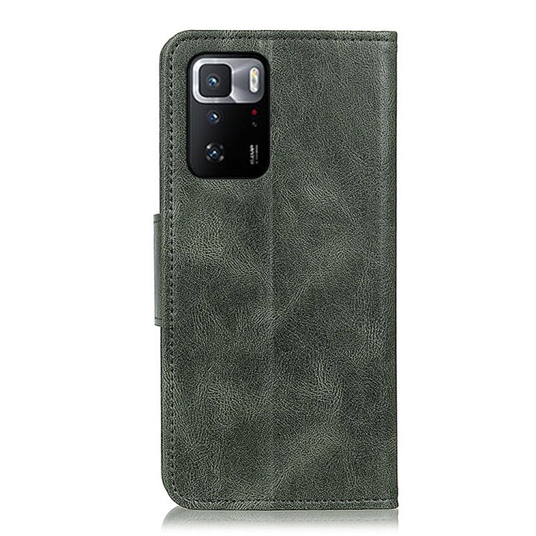 For Xiaomi Poco X3 GT Mirren Crazy Horse Texture Horizontal Flip Leather Case with Holder & Card Slots & Wallet(Dark Green) - Xiaomi Cases by buy2fix | Online Shopping UK | buy2fix