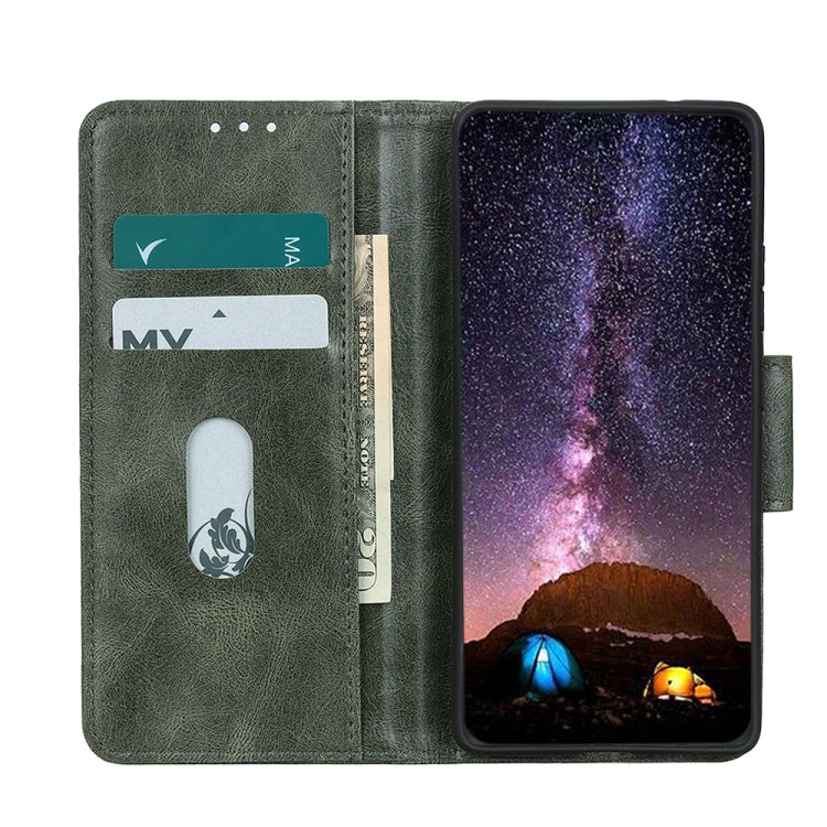 For Xiaomi Poco X3 GT Mirren Crazy Horse Texture Horizontal Flip Leather Case with Holder & Card Slots & Wallet(Dark Green) - Xiaomi Cases by buy2fix | Online Shopping UK | buy2fix