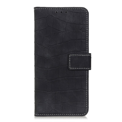 For Xiaomi Redmi 10 / Redmi Note 11 4G Magnetic Crocodile Texture Horizontal Flip Leather Case with Holder & Card Slots & Wallet(Black) - Xiaomi Cases by buy2fix | Online Shopping UK | buy2fix