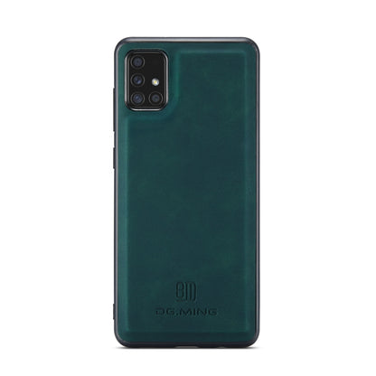 For Samsung Galaxy A71 DG.MING M1 Series 3-Fold Multi Card Wallet  Back Cover Shockproof Case with Holder Function(Green) - Galaxy Phone Cases by DG.MING | Online Shopping UK | buy2fix