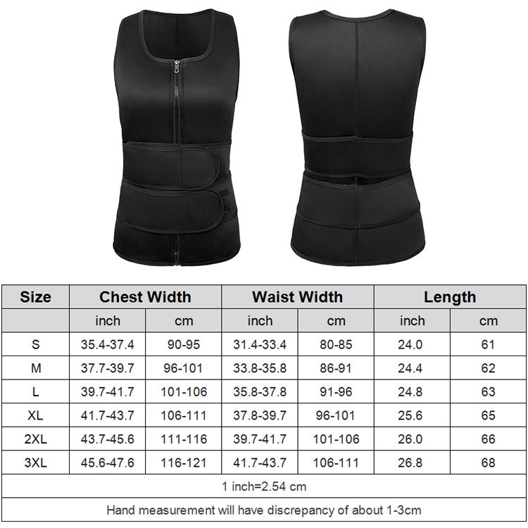 Neoprene Men Sport Body Shapers Vest Waist Body Shaping Corset, Size:XXXL(Black) -  by buy2fix | Online Shopping UK | buy2fix