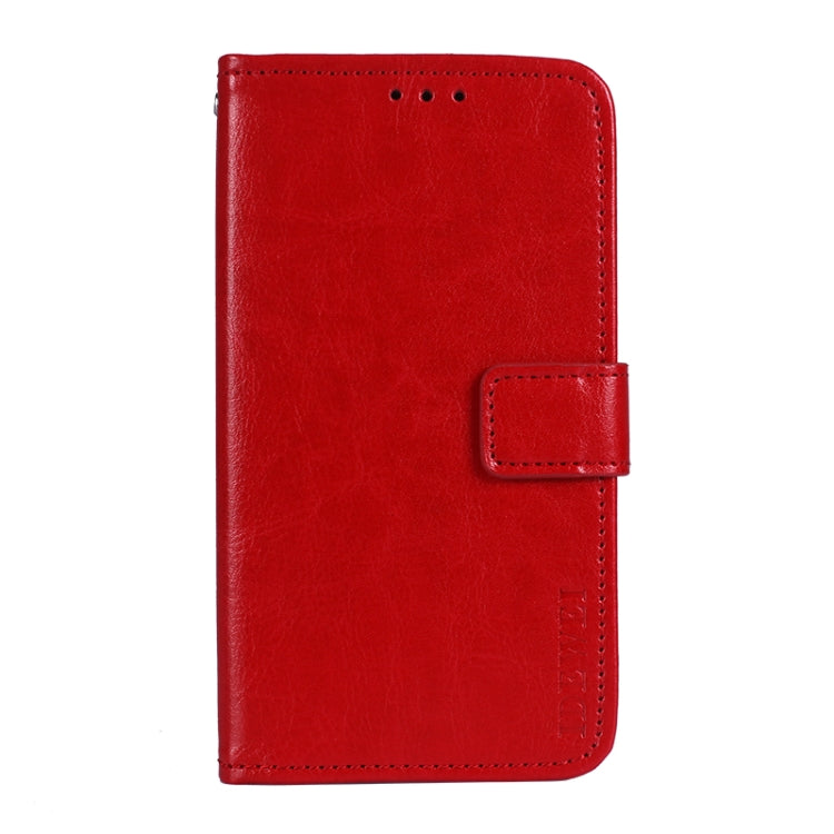 idewei Crazy Horse Texture Horizontal Flip Leather Case with Holder & Card Slots & Wallet For Tecno Spark 7P(Red) - Tecno Cases by idewei | Online Shopping UK | buy2fix