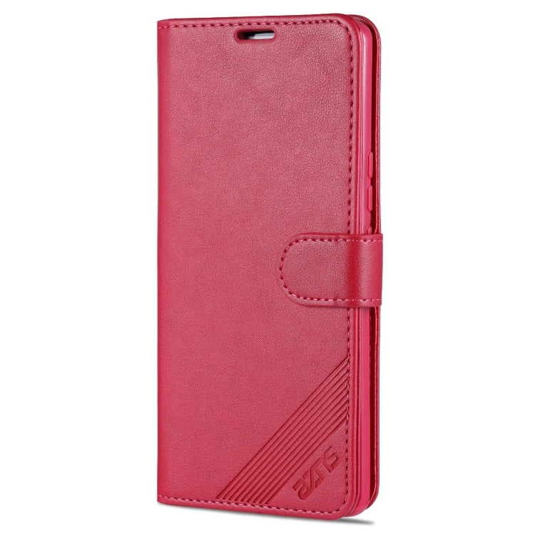 AZNS Sheepskin Texture Horizontal Flip Leather Case with Holder & Card Slots & Wallet For Honor 50(Red) - Honor Cases by AZNS | Online Shopping UK | buy2fix