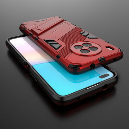 For Huawei nova 8i Foreign Version Punk Armor 2 in 1 PC + TPU Shockproof Case with Invisible Holder(Red) - Huawei Cases by buy2fix | Online Shopping UK | buy2fix