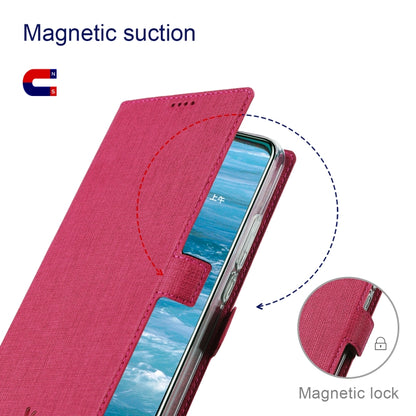 ViLi K Series Shockproof TPU + PU Leather Magnetic Buckle Horizontal Flip Case with Card Slots & Wallet & Holder For Motorola Moto Edge 20 Pro(Rose Red) - Motorola Cases by ViLi | Online Shopping UK | buy2fix