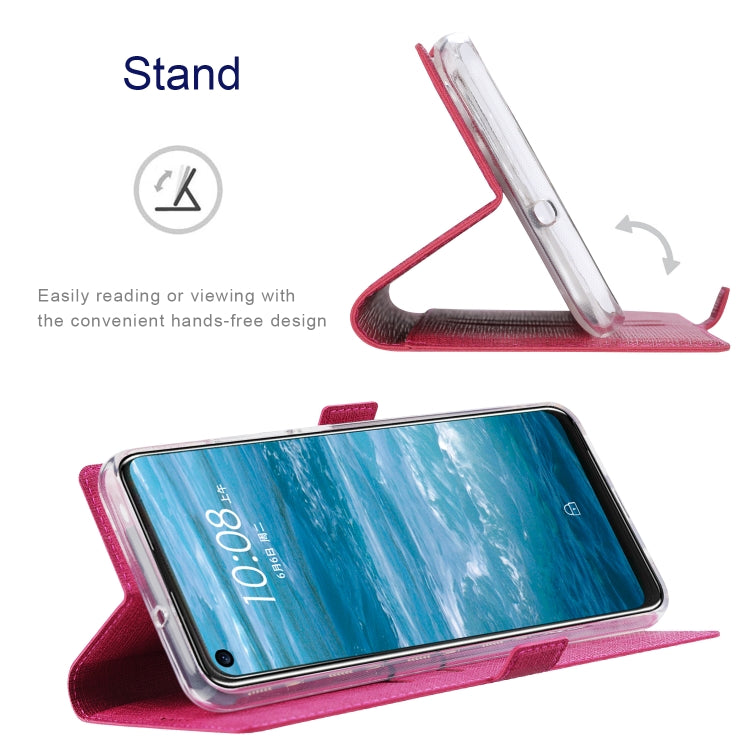 ViLi K Series Shockproof TPU + PU Leather Magnetic Buckle Horizontal Flip Case with Card Slots & Wallet & Holder For Motorola Moto Edge 20 Pro(Rose Red) - Motorola Cases by ViLi | Online Shopping UK | buy2fix