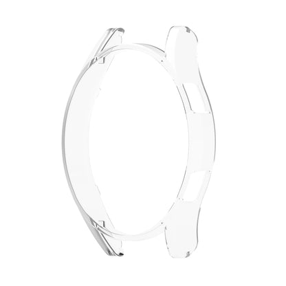 For Samsung Galaxy Watch4 Classic 42mm Half Coverage Hollowed PC Protective Case(Transparent White) - Watch Cases by buy2fix | Online Shopping UK | buy2fix