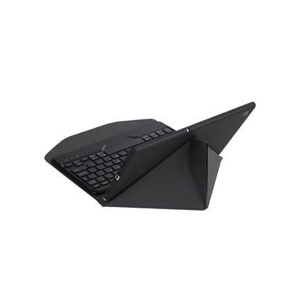 BM10 Diamond Texture Detachable Bluetooth Keyboard Leather Tablet Case with Pen Slot & Triangular Back Support For Lenovo Smart Tab M10 HPD Plus TB-X606F 10.3 inch(Black) - Lenovo Keyboard by buy2fix | Online Shopping UK | buy2fix