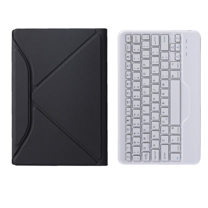 BM13 Diamond Texture Detachable Bluetooth Keyboard Leather Tablet Case with Pen Slot & Triangular Back Support For Lenovo Pad Pro 11.5 inch 2021 TB-J716F / Tab P11 Pro 11.5 inch TB-J706F(Black White) - Lenovo Keyboard by buy2fix | Online Shopping UK | buy2fix