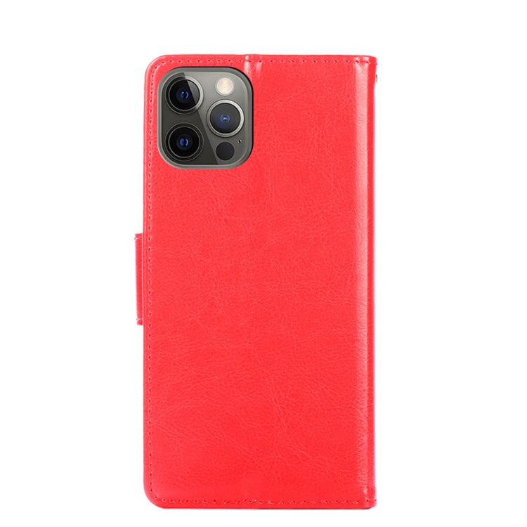 For iPhone 13 Pro Crystal Texture Horizontal Flip Leather Case with Holder & Card Slots & Wallet (Red) - iPhone 13 Pro Cases by buy2fix | Online Shopping UK | buy2fix