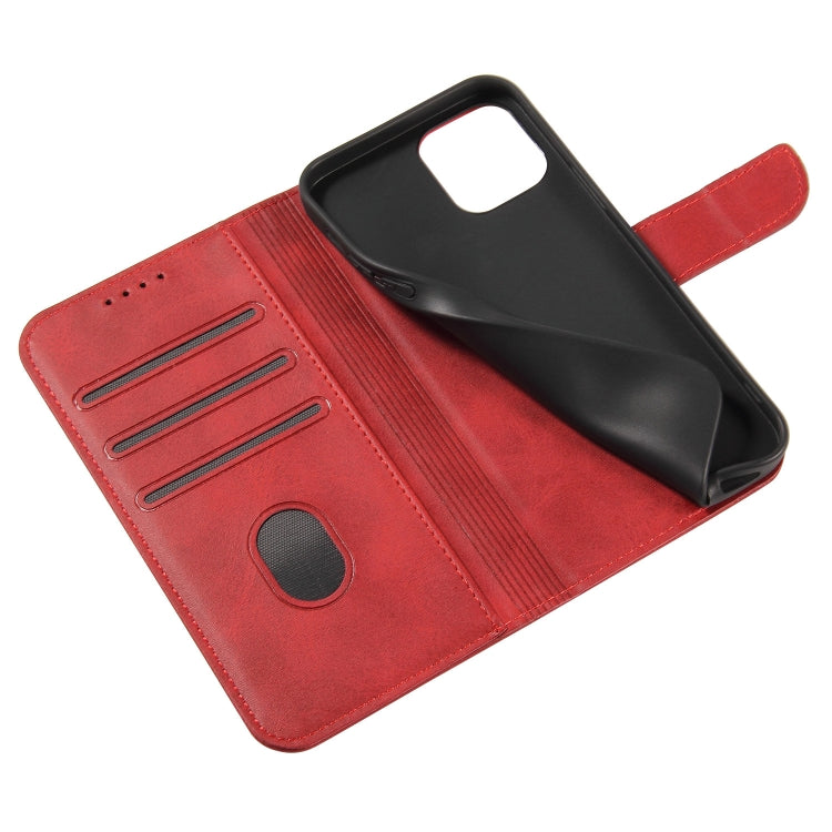 For iPhone 13 Pro Max Calf Texture Buckle Horizontal Flip Leather Case with Holder & Card Slots & Wallet (Red) - iPhone 13 Pro Max Cases by buy2fix | Online Shopping UK | buy2fix