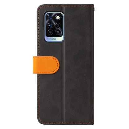 For Infinix Note 10 Pro / 10 Pro NFC Business Stitching-Color Horizontal Flip PU Leather Case with Holder & Card Slots & Photo Frame(Orange) - Infinix Cases by buy2fix | Online Shopping UK | buy2fix