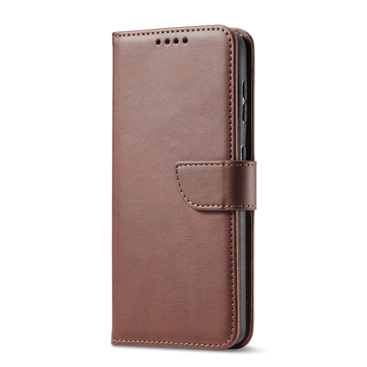 For Samsung Galaxy S21+ 5G Calf Texture Buckle Horizontal Flip Leather Case with Holder & Card Slots & Wallet(Brown) - Galaxy S21+ 5G Cases by buy2fix | Online Shopping UK | buy2fix