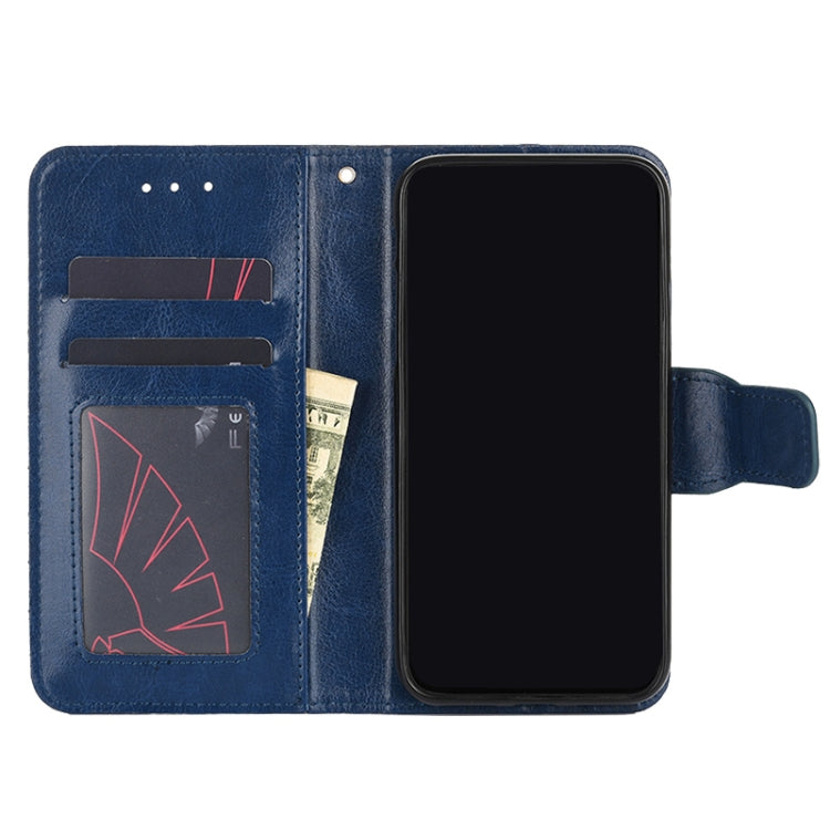 For iPhone XR Crystal Texture Horizontal Flip Leather Case with Holder & Card Slots & Wallet(Royal Blue) - More iPhone Cases by buy2fix | Online Shopping UK | buy2fix