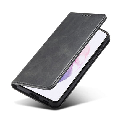 For Xiaomi Redmi Note 9 Calf Texture Magnetic Horizontal Flip Leather Case with Holder & Card Slots & Wallet(Black) - Xiaomi Cases by buy2fix | Online Shopping UK | buy2fix