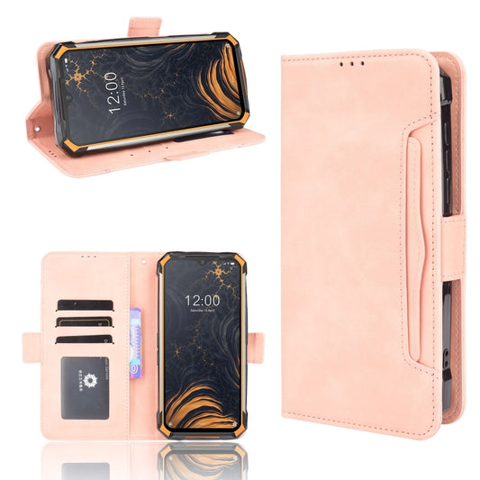 For Doogee S88 Plus / S88 Pro Skin Feel Calf Pattern Horizontal Flip Leather Case with Holder & Card Slots & Photo Frame(Pink) - More Brand by buy2fix | Online Shopping UK | buy2fix