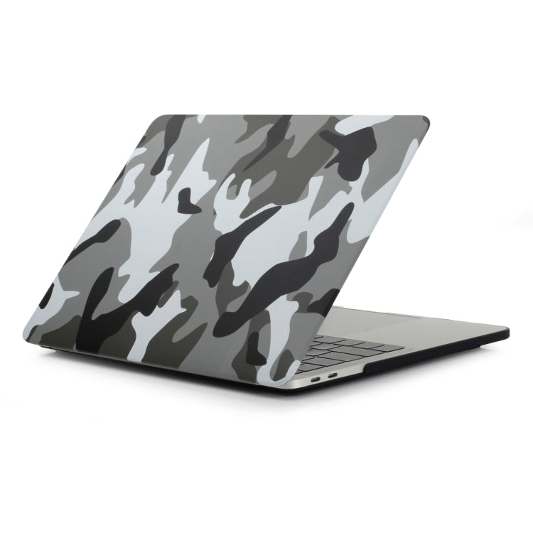 Camouflage Pattern Laptop Water Decals PC Protective Case For MacBook Pro 16 inch A2141(Grey Camouflage) - MacBook Pro Cases by buy2fix | Online Shopping UK | buy2fix