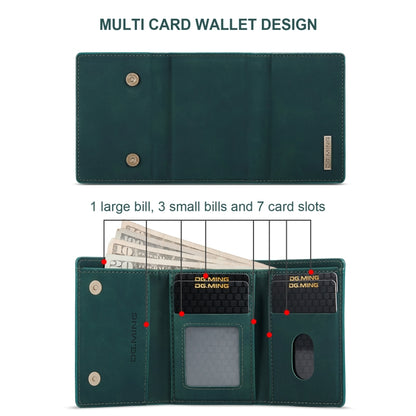 DG.MING M1 Series 3-Fold Multi Card Wallet(Green) - Wallets by DG.MING | Online Shopping UK | buy2fix