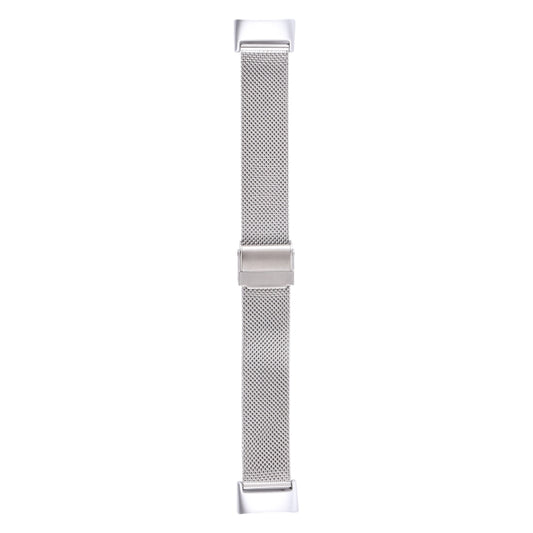 For Fitbit Charge 5 Milan Steel Double Buckles Strap Watch Band(Silver) - Watch Bands by buy2fix | Online Shopping UK | buy2fix