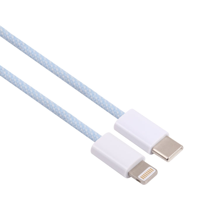 20W PD USB-C / Type-C to 8 Pin Data Cable, Cable Length: 1m(Blue) - 2 in 1 Cable by buy2fix | Online Shopping UK | buy2fix