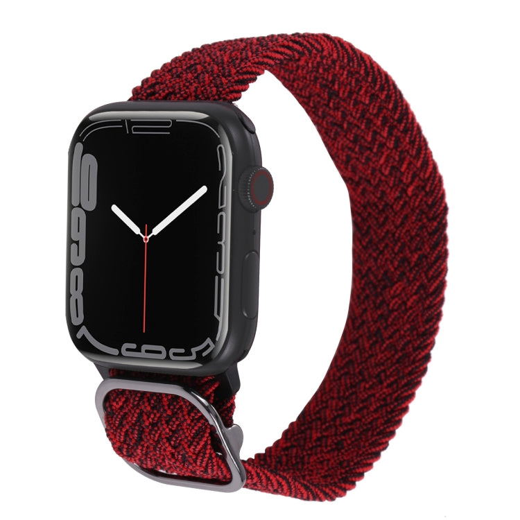 Nylon Braid Strap Watch Band For Apple Watch Ultra 49mm&Watch Ultra 2 49mm / Series 9&8&7 45mm / SE 3&SE 2&6&SE&5&4 44mm / 3&2&1 42mm(18) - Watch Bands by buy2fix | Online Shopping UK | buy2fix