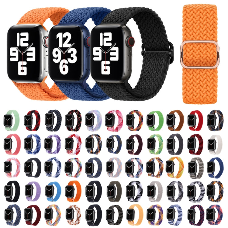 Nylon Braid Strap Watch Band For Apple Watch Ultra 49mm&Watch Ultra 2 49mm / Series 9&8&7 45mm / SE 3&SE 2&6&SE&5&4 44mm / 3&2&1 42mm(20) - Watch Bands by buy2fix | Online Shopping UK | buy2fix